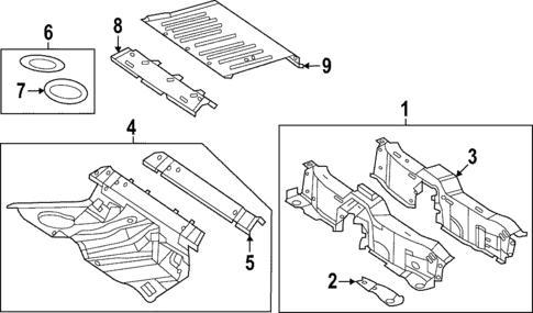 Rear Floor & Rails for 2025 Mercedes-Benz S 63 AMG® E Performance #2
