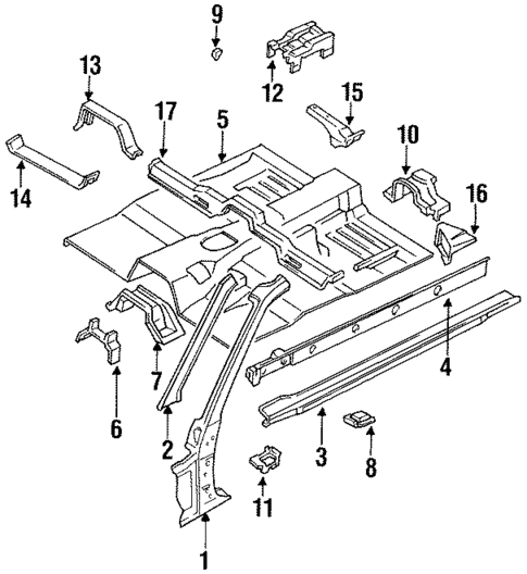 Floor for 1992 INFINITI M30 #0