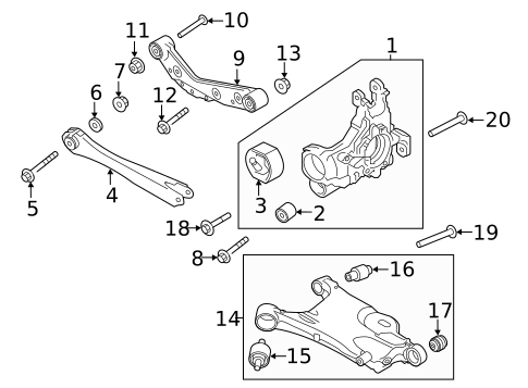 Rear Suspension for 2019 Volvo XC90 #2