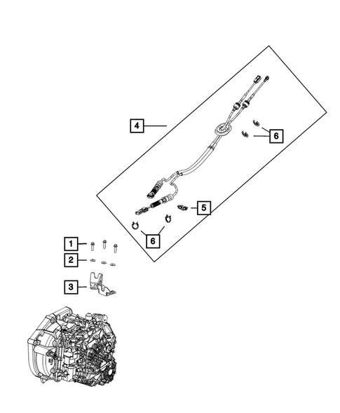Gearshift Controls and Related Parts for 2015 Dodge Dart #1