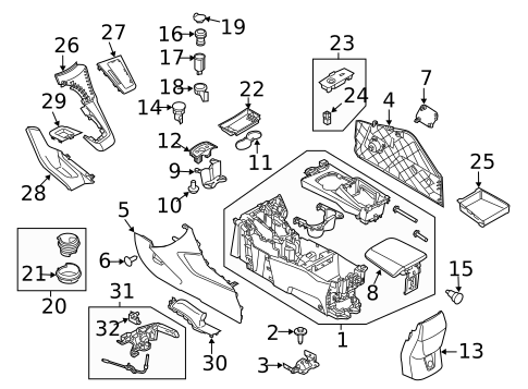 Parking Brake for 2013 Ford Focus #1