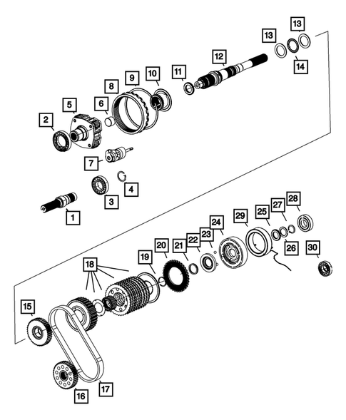 Gear Train for 2020 Ram 1500 Classic #0
