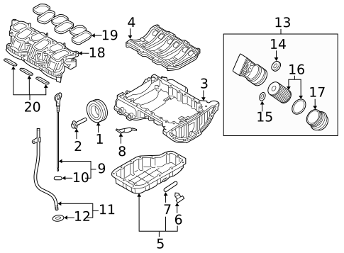 Intake for 2017 Kia K900 #0