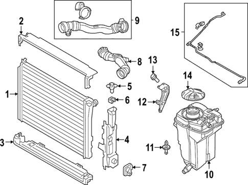 Radiator & Components for 2023 BMW M3 #0