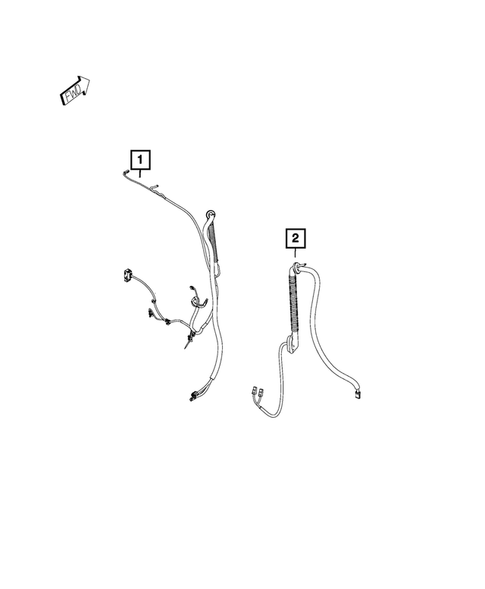 Wiring, Body and Accessories for 2021 Ram ProMaster City #2