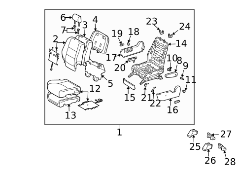 Power Seats for 2006 Toyota Highlander #1