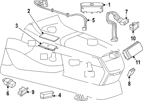 Electrical Components for 2024 Mercedes-Benz EQE SUV AMG® #0