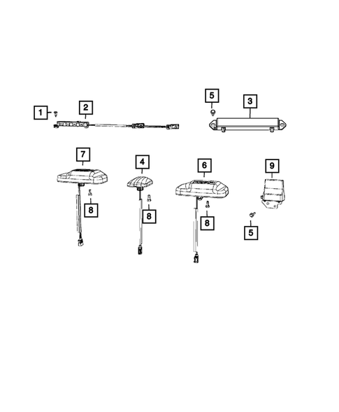 Radio, Antenna, Speakers, DVD, and Video systems for 2024 Jeep Gladiator #2