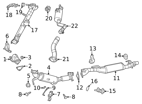 Diesel Aftertreatment System for 2020 Ram 1500 #1