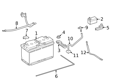 Battery for 2018 Mercedes-Benz GLS450 #0