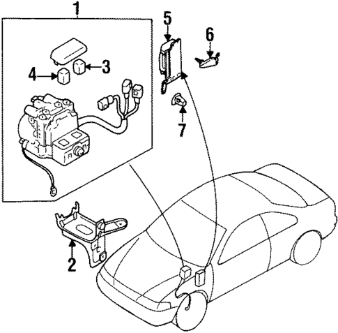 Anti-Lock Brakes for 1996 Nissan Maxima #0