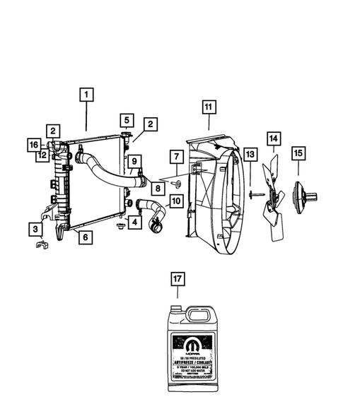 Radiator and Related Parts; Charge Air Cooler for 2009 Dodge Ram 2500 #0