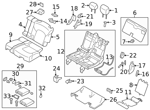 Second Row Seats for 2022 Nissan Armada #0