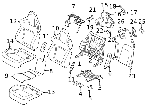 Heated Seats for 2017 Jaguar F-Type #0