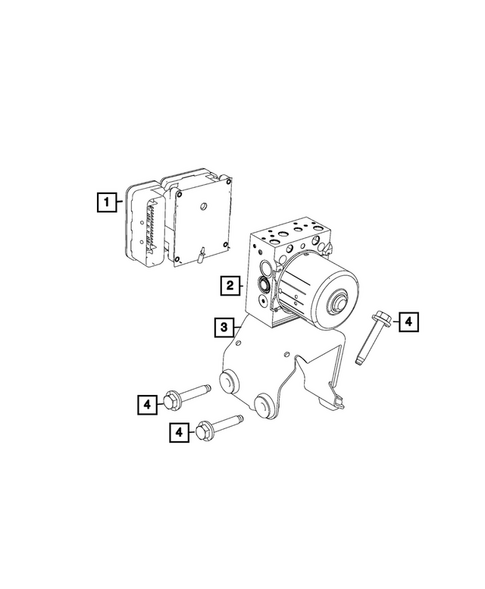 Hydraulic Control Unit, Brake Tubes and Hoses for 2026 Jeep Cherokee #3