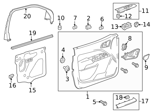 Front Door for 2019 Chevrolet Colorado #0