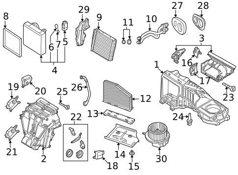 Blower Motor & Fan for 2006 Volkswagen Rabbit #0