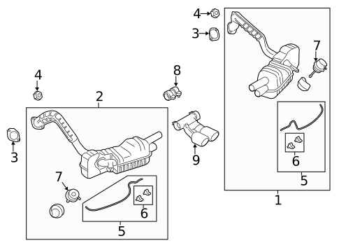 Exhaust Components for 2013 Porsche Boxster #1