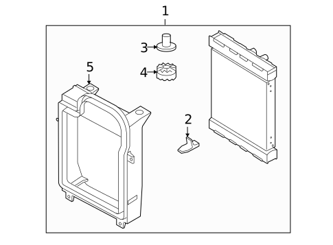 Radiator & Components for 2013 BMW X5 #1