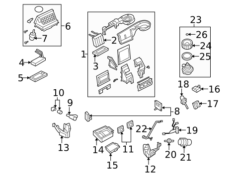 Blower Motor & Fan for 2007 Mercury Mountaineer #1