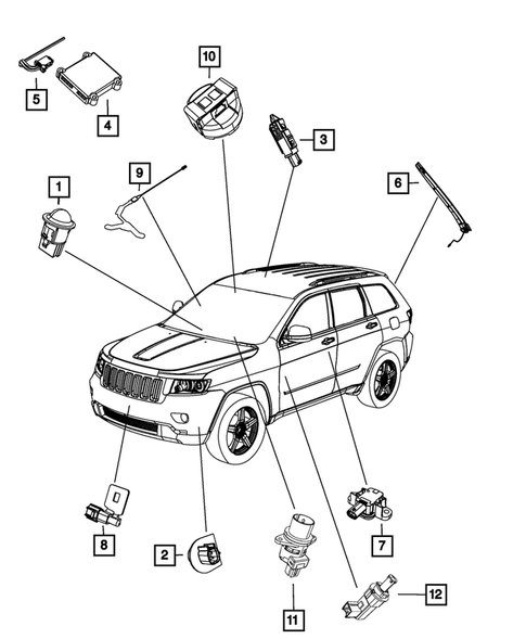 Sensors for 2014 Jeep Grand Cherokee #0