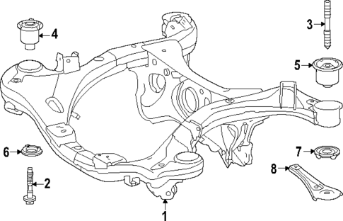 Suspension Mounting for 2025 Toyota Crown #0