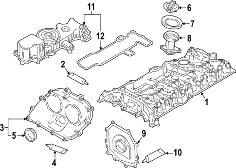 Valve & Timing Covers for 2022 Audi RS3 #0