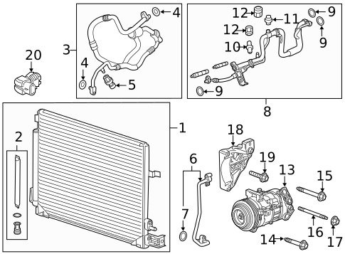 Gaskets & Sealing Systems for 2024 Chevrolet Traverse Limited #5