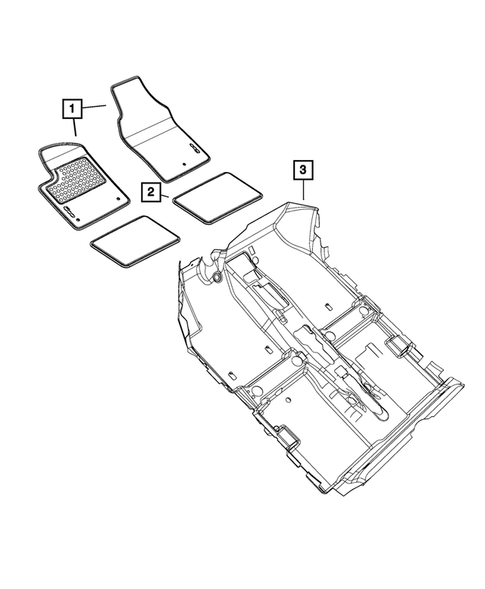 Carpets, Floor Mats, Load Floor, and Silencers for 2018 Fiat 500 #2