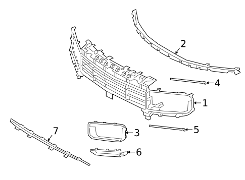 Bumper & Components - Front for 2022 Porsche Cayenne #5