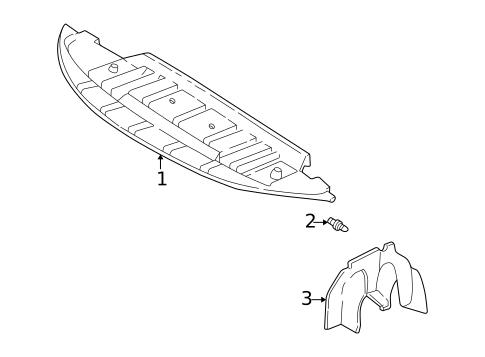 Splash Shields for 1999 Buick Park Avenue #0