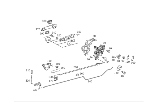 Locking System for 1999 Mercedes-Benz E430 #1
