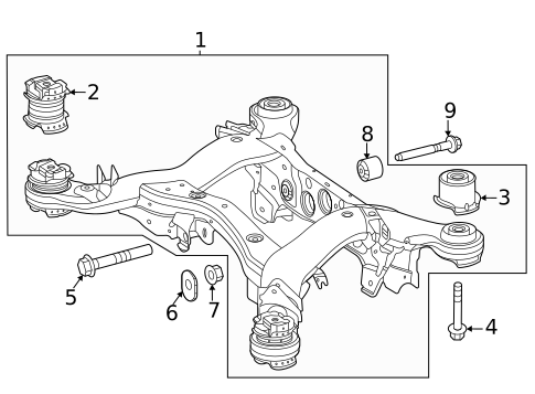 Suspension Mounting for 2022 Mercedes-Benz GLS 63 AMG® #0