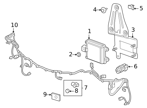 Electrical Components for 2024 Buick Enclave #0