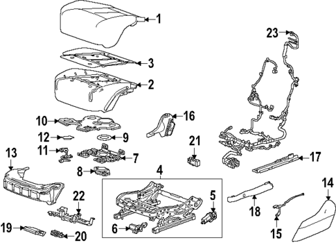 Driver Seat Components for 2025 Cadillac ESCALADE IQ #0