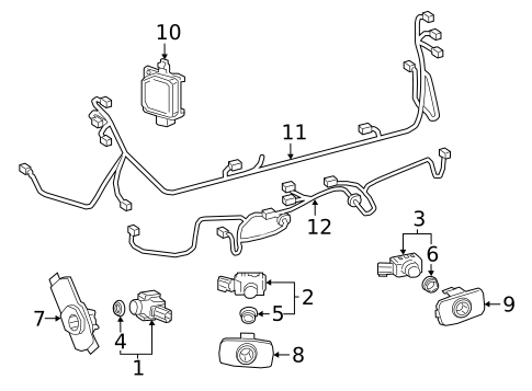 Electrical Components for 2022 Toyota Prius AWD-e #1