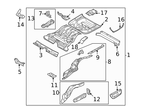 Exhaust Components for 2015 Ford Special Service Police Sedan #1