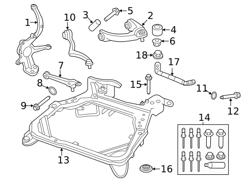 Suspension Components for 2010 Mercury Milan #0