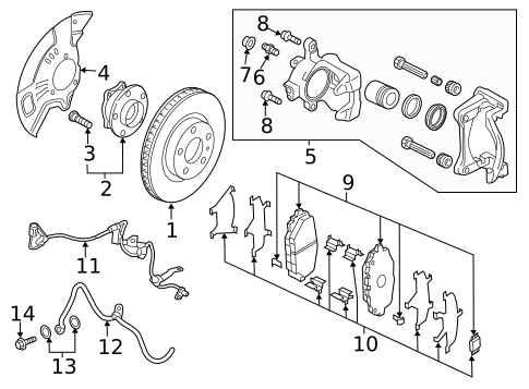 Front Brakes for 2023 Mazda MX-5 Miata #0