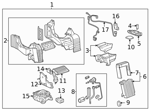 Gaskets & Sealing Systems for 2024 Chevrolet Traverse Limited #9