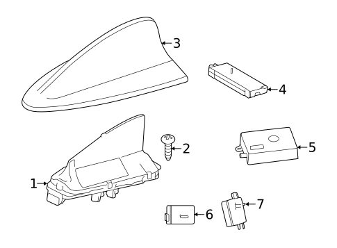 Antenna & Radio for 2014 BMW 435i #1