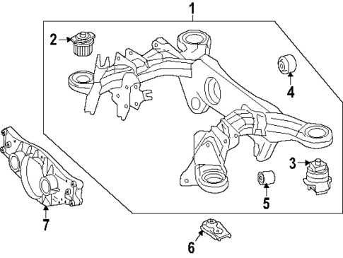 Suspension Mounting for 2025 Mercedes-Benz C43 AMG #0