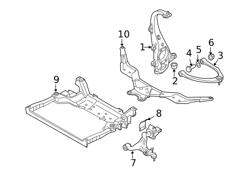Suspension Components for 2013 INFINITI FX37 #7
