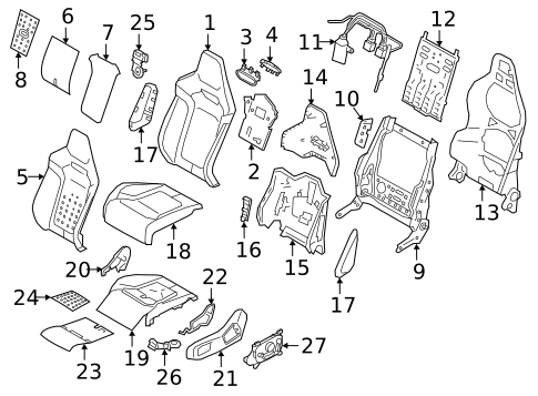 Power Seats for 2019 Land Rover Range Rover Sport #1