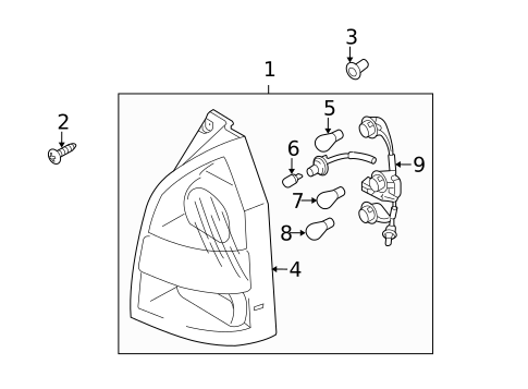 Bulbs - Chassis for 2005 Hyundai Tucson #1