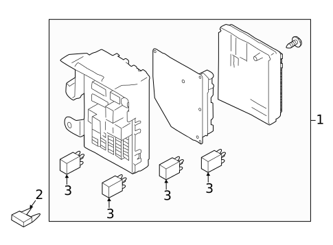 Fuse & Relay for 2023 Subaru Ascent #1