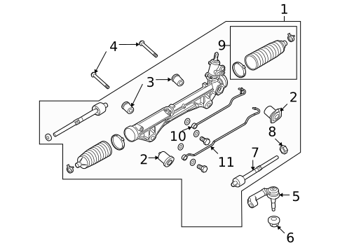 Steering Gear & Linkage for 2010 Ford F-150 #0
