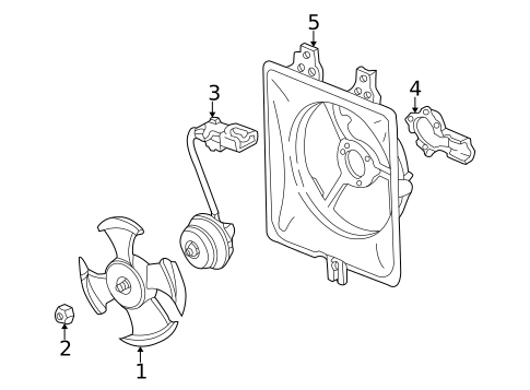 Condenser, Compressor & Lines for 2004 Acura TL #1