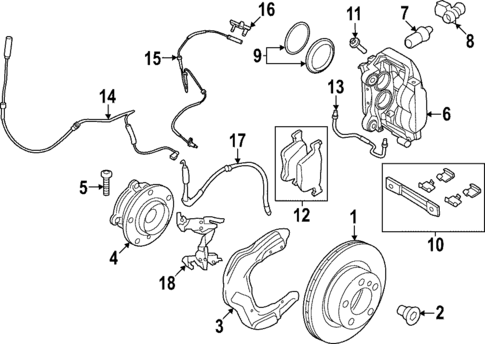 Anti-Lock Brakes for 2022 BMW 430i Gran Coupe #1