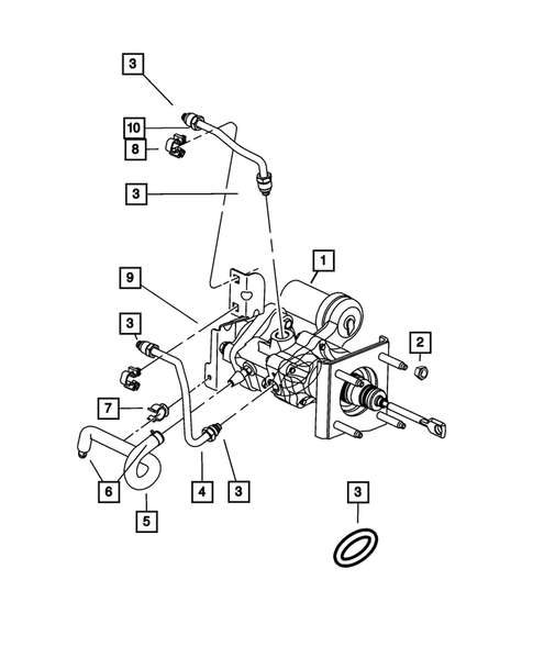 Power Brake Booster for 2011 Ram 2500 #0
